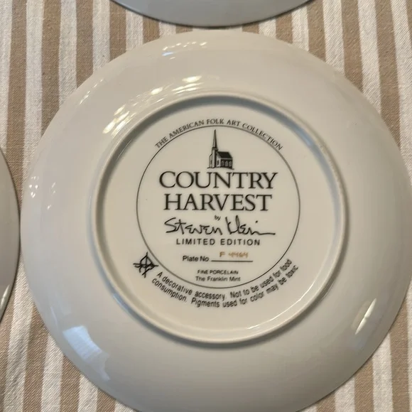 Vintage Franklin Mint plate set. Limited edition, signed & numbered - Picture 3 of 10